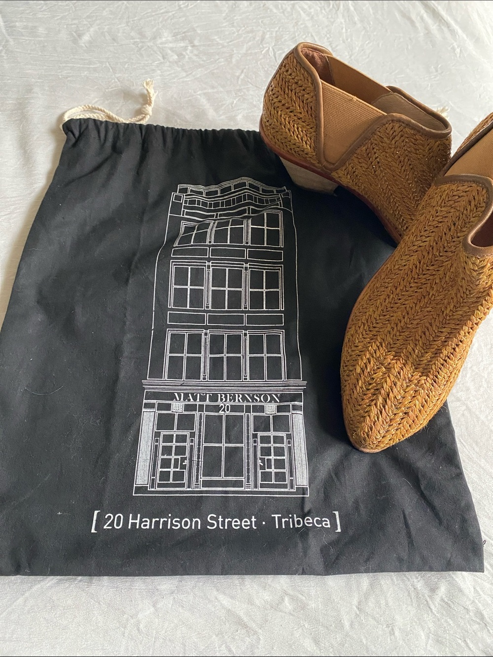 Matt Bernson Woven khaki Tan Ankle Booties - Picture 8 of 8
